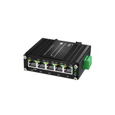 Mini Industrial Managed 5 Port Gigabit PoE Switch, IEEE 802.3af/at 120W Total... picture