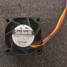 5pcs New Sanyo Denki 9GA0412P6H008 FAN AXIAL 40X40X20MM 12V DC WIRE picture