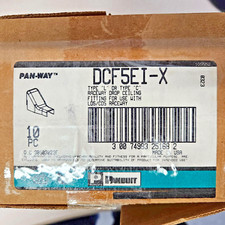 Panduit DCF5EI-X, 10 Pieces, LD5/CD5 Raceway Drop Ceiling Fitting, New picture