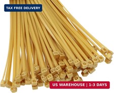 4 Inch Multi-Color Multi-Purpose Nylon zip Ties (4 inch, 200pcs Gold) picture