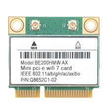 WiFi 7 PCI-E WiFi Card BE200 BE200HMW 8774Mbps 2.4G/5G/6Ghz for Bluetooth 51945 picture