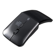 Slim Bluetooth Mouse, Foldable, Quiet, 3-Button, Black, 400-MAB120BK picture