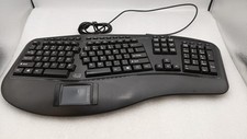 Adesso - AKB-450UB - Tru-Form Ergonomic Touchpad Keyboard - Black picture