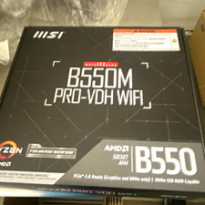 MSI B550M PRO-VDH WIFI B550 AM4 MicroATX DDR4 4-Slot HDMI DVI VGA M.2 picture
