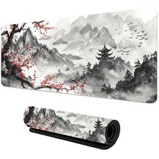 Japanese Style Scenery Mouse Pad Anti-Slip, Thick Stitch picture