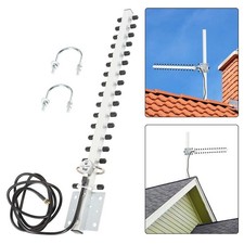 High Gain 25dBi Yagi WiFi Antenna 2.4GHz RP-SMA Connector Long Range Booster Cab picture