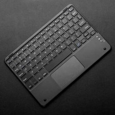 10-inch Portable Rechargeable Bluetooth Ultra-thin Keyboard Touchpad,76 Keys,For picture