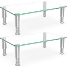 Hemudu 2 Pack Computer Monitor Riser 2 PACK COMPUTER MONITOR STAND, Clear picture