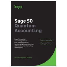 Sage 50 Quantum Accounting 2024 U.S. Retail Edition Boxed Software Version picture