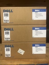 Lot Of 3 NEW GENUINE DELL J3815 1700/1710 BLACK TONER CARTRIDGES-SEALED OEM picture