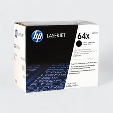 HP 64X Black LaserJet Toner Cartridge (CC364X) New Open Box - Repackaged OEM, C picture