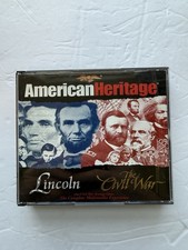 American Heritage Lincoln & The Civil War 3 CD-ROM Set 1997 PC Windows Vintage picture