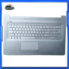 L92783-001 Silver Palmrest Backlit Keyboard Touchpad for HP 17-BY 17-CA Laptop picture
