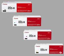 Canon 055H CMYK Toner Cartridge Full Set High Capacity Printer Supply picture