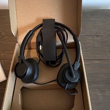 HP Poly Mission 425 USB HS WW Headset Boom Mic Black part number C01B6AA#AC3 picture