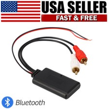 Car Audio Stereo Bluetooth AUX Receiver Module 2 RCA Interface Cable Adapter picture
