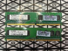 Lot Of 2 Elpida 512MB 1Rx8 PC2-5300u-555 picture