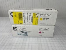 2p GENUINE HP 304A Magenta Yellow Toner Cartridges CC532AC CC533AC CP2025 CM2320 picture