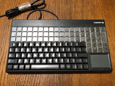 Cherry  SPOS G86-61401EUADAA- /00, 123-Key, USB Keyboard w/ Touchpad~~Untested picture