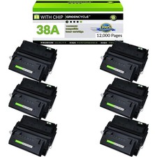6PK Q1338A 38A Toner Cartridge For HP LaserJet 4200 4200n 4200dtn 4300 4300n INK picture