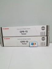 Canon GPR-15 Black Standard Yield Toner Cartridge Lot of 2 picture