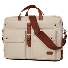 Vegan Leather 17 inch Laptop Computer Bag Messenger Bag Briefcase for Women S... picture