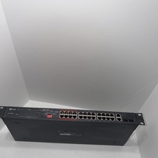 TP-Link 24-Port 10/100Mbps + 2-Port Gigabit Unmanaged PoE+ Switch - TL-SL1226P picture