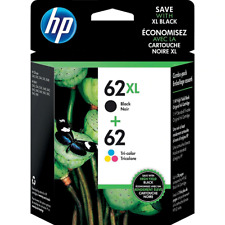 62XL/62 Black High Yield and Tri-Color Standard Yield Ink Cartridge, 2/Pack picture