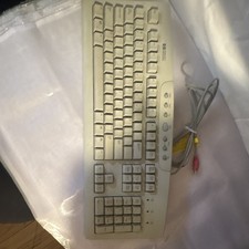 Vintage HP Hewlett Packard 5183-7399 Model 5129 PS2 Multimedia Keyboard UNTESTED picture