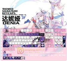 Wuthering Waves Denia PBT Keycap 120 Keys Cherry MX Gift For Mechanical Keyboard picture