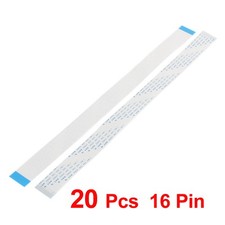 A Type 20Pcs 1.25mm Pitch 16 Pin AWM 20624 80C 60V VW-1 FFC Cable 300mm picture