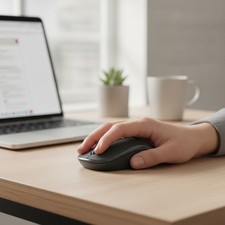Graphite M240 Silent Wireless Mouse - Quiet Clicks & Multiple OS Compatibility picture