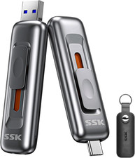 USB Drive 128GB up to 550Mb/S External SSD USB C+A 3.2 Thumb Drive picture
