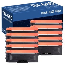 10PK TN-630 TN660 Toner Cartridges Replacement For Brother MFC-L2700DW HL-L2300D picture