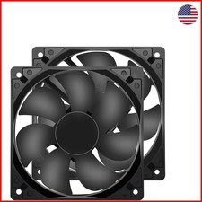 Enhanced 12V 120x120x25mm Cooling Fans - 2-Pack, Easy Installation & Durable picture