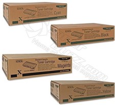 NEW Set 4 Genuine NIB Xerox 106R00676 106R00677 106R00678 106R00679 6100 Toners  picture