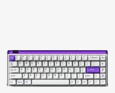 Melgeek MADE68 Pro Gaming Keyboard, Model# MADE68 PRO, Color White/Purple picture