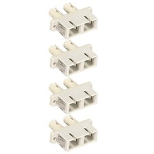 4 Pcs ST to SC Duplex Multi Mode Fiber Optic Optical Coupler Adapter Connector picture