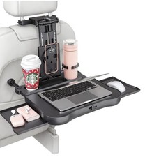 Car Back Seat Tray with Extendable Table, Travel Desk for Laptop and Tablet picture