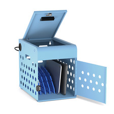8 Deceive Charging Station Cabinet for Chromebook, Laptop Lock Box for Classroom picture