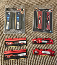 Lot of 4 G.SKILL DDR3 RAM Kits - 56GB Total (Trident X CL7, Ares, Ripjaws X) picture