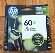 HP Genuine 60XL Tri-Color Inkjet Ink Cartridge for Deskjet D1660 D2530 EXP 5/16 picture