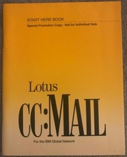 Lotus CC:mail User's guide, getting started guide - Special Promotion Copy picture