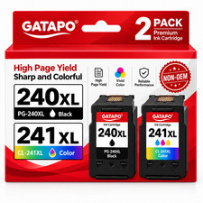 PG-240XL CL-241XL Ink Cartridge With Chip For Canon PIXMA MG3620 MG3520  picture