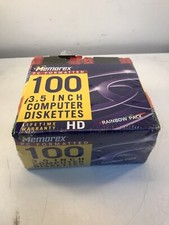 Memorex Floppy 100 Disks PC Formatted 3.5