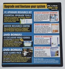 PC USER DVD plus CD March 2006 Upgrade and finetune your system Great Condition picture