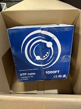 VIVO UTP Cable Cat-5e 1000ft Gray LAN Ethernet Network CABLE-V001 Indoor 24 AWG picture