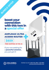ELSYS AMPLIMAX 5G Ultra + AX3000 Router: Outdoor FWA Modem Dual SIM eSIM WiFi 6 picture