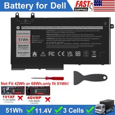 R8D7N Laptop Battery for Dell Latitude 5400 5410 5500 5510 W8GMW 1V1XF P84F 51Wh picture