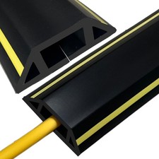10ft Floor Cord Cover, Heavy Duty Cable Protector Garage Indoor Outdoor Use picture